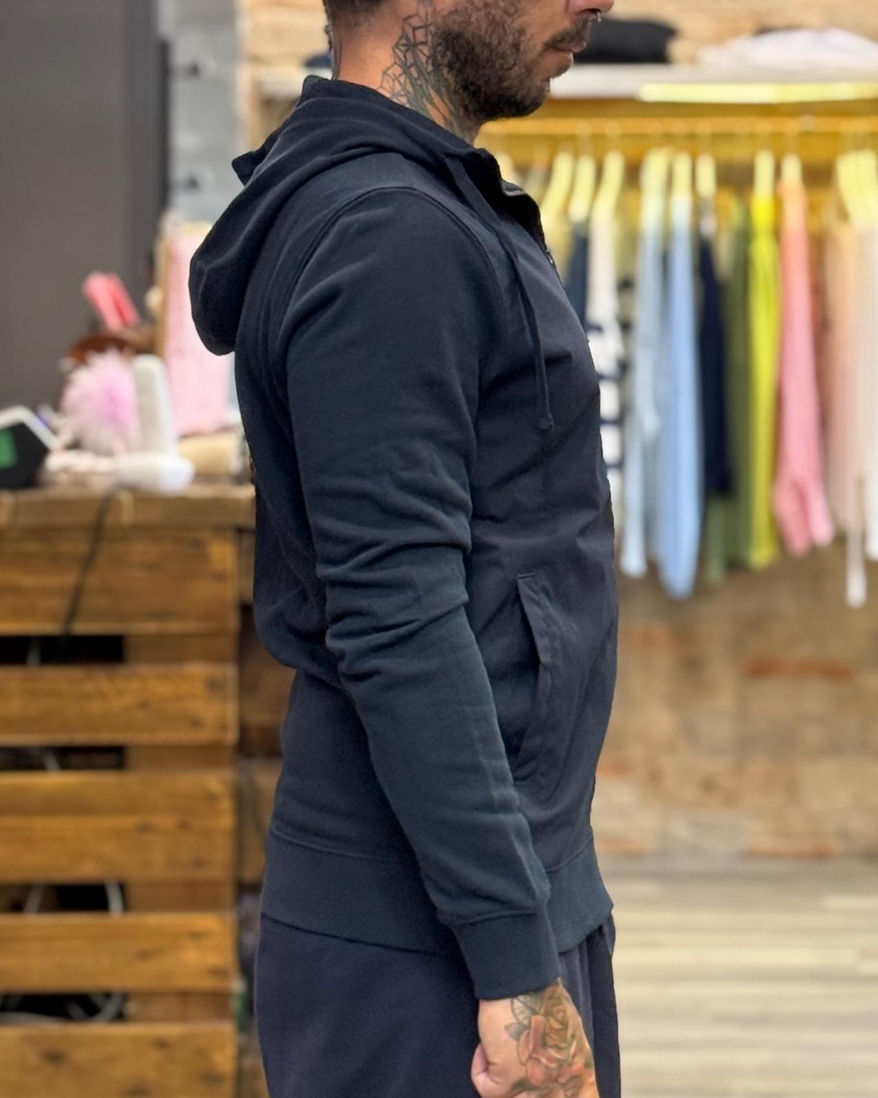 Felpa con zip e cappuccio Lyle & Scott