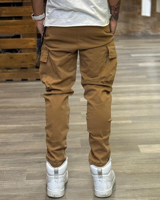 Pantaloni Over-d tasconato