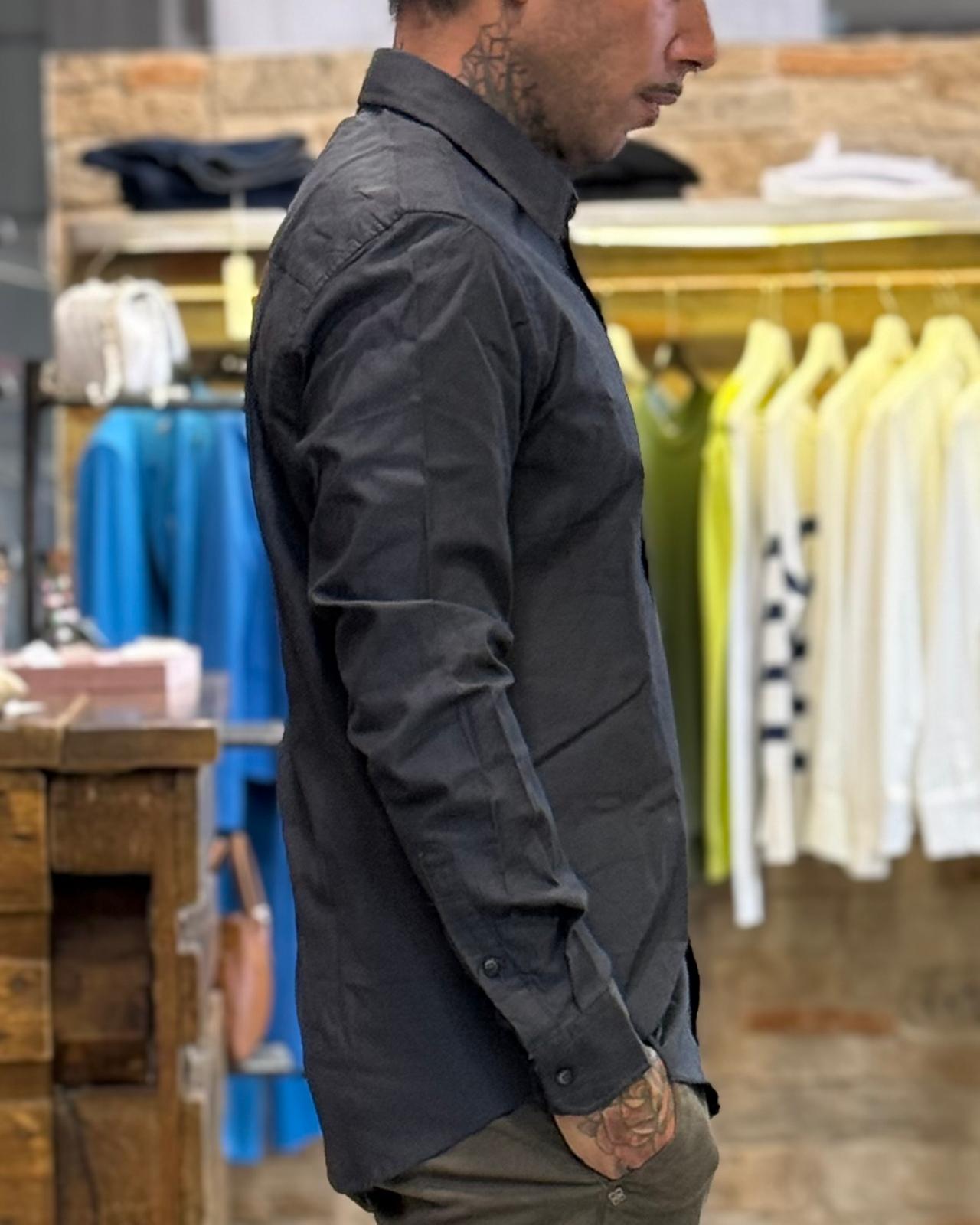 Camicia Gianni Lupo antracite