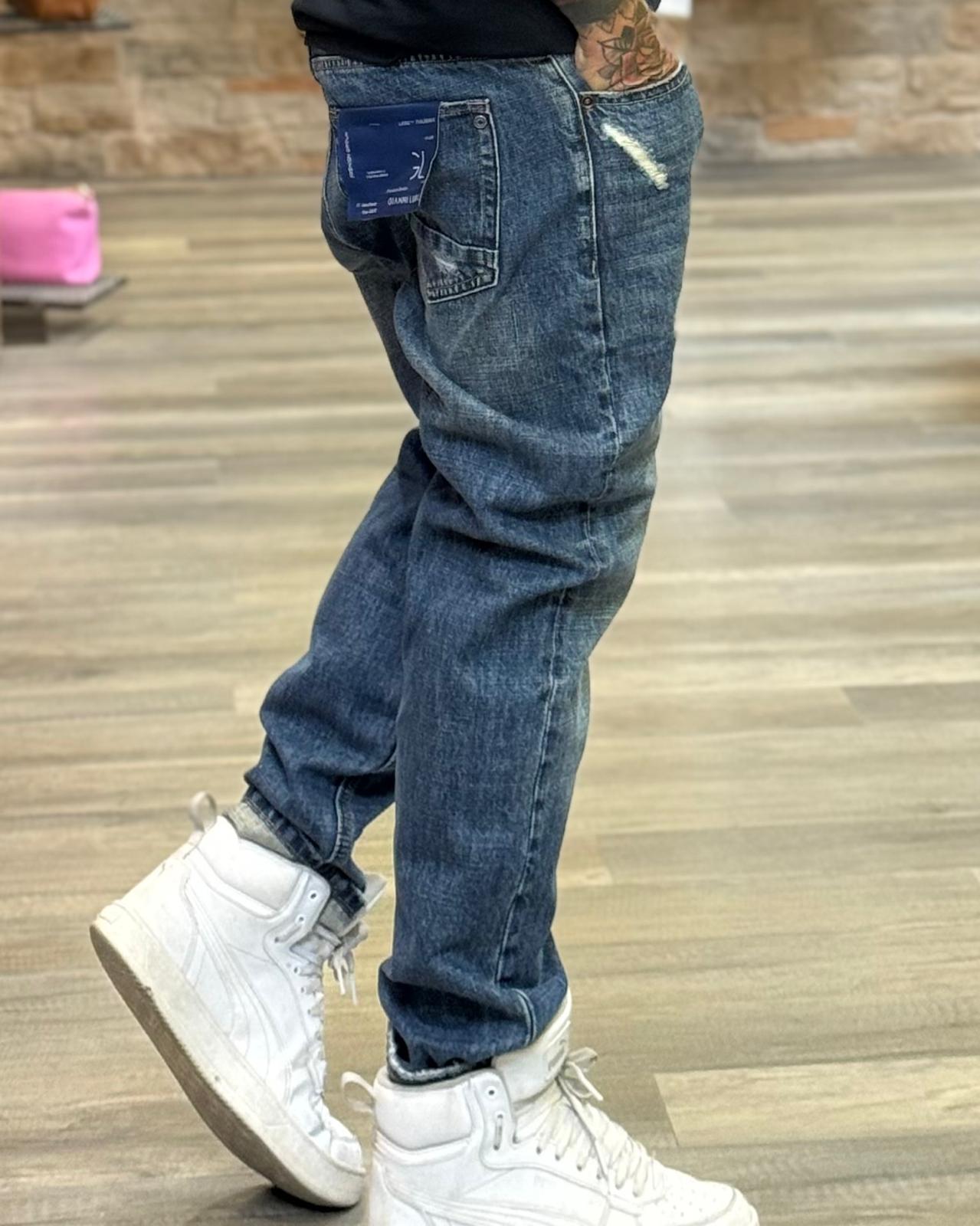 Jeans Gianni Lupo con strappi