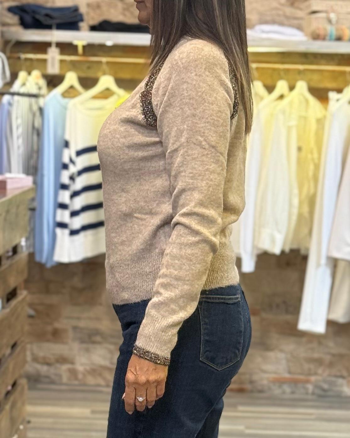 Maglia Markup bordi lurex