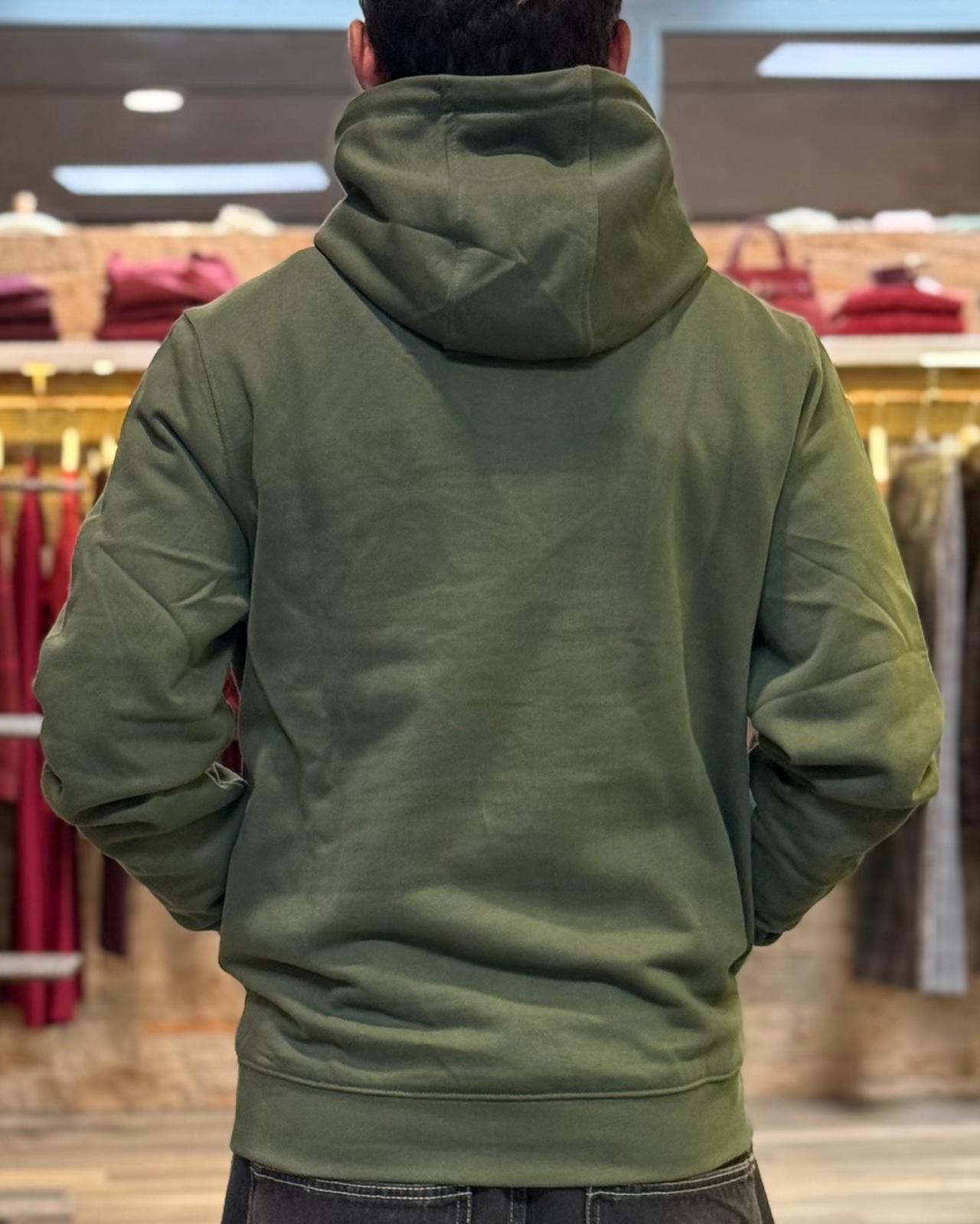 Felpa Weekend Offender Verde con cappuccio