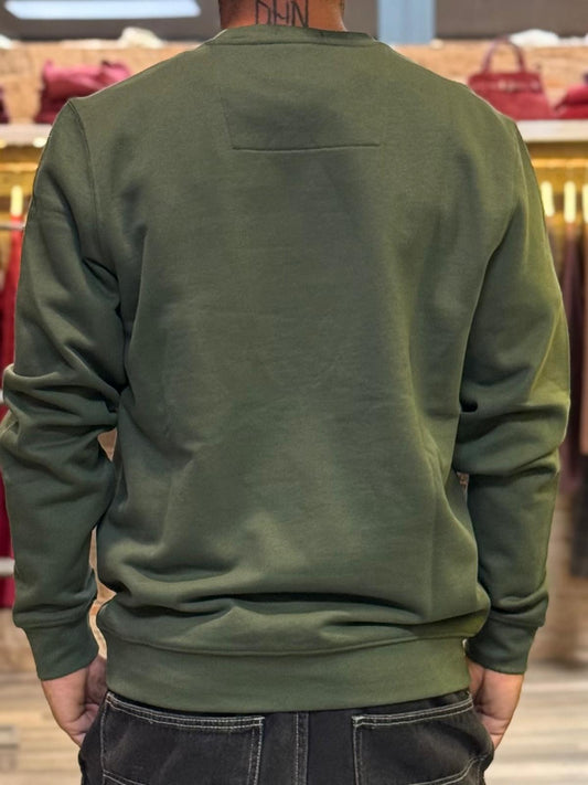 Felpa Weekend Offender Verde paricollo