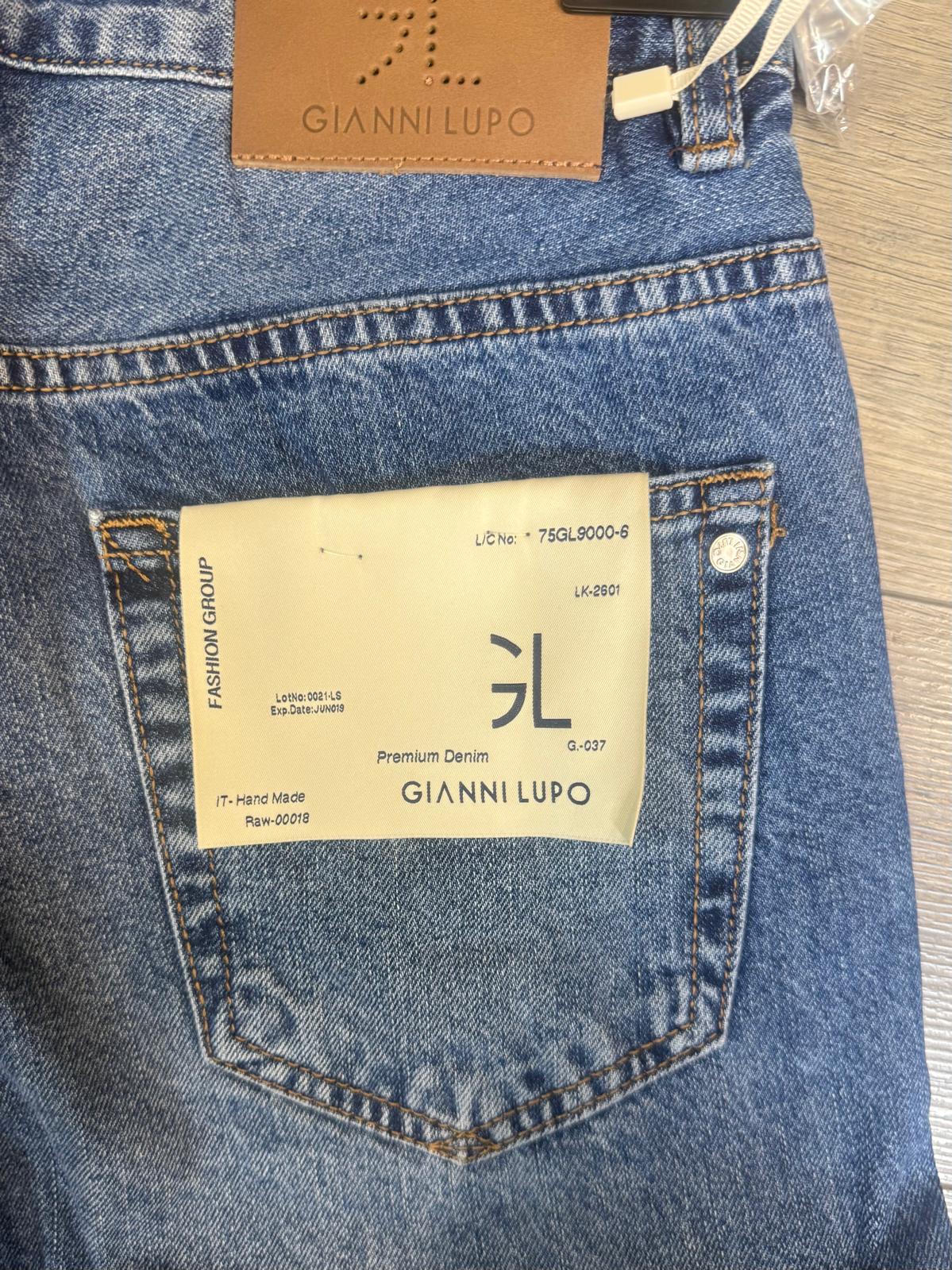 Jeans Uomo Gianni Lupo Premium Denim Lavaggio Medio