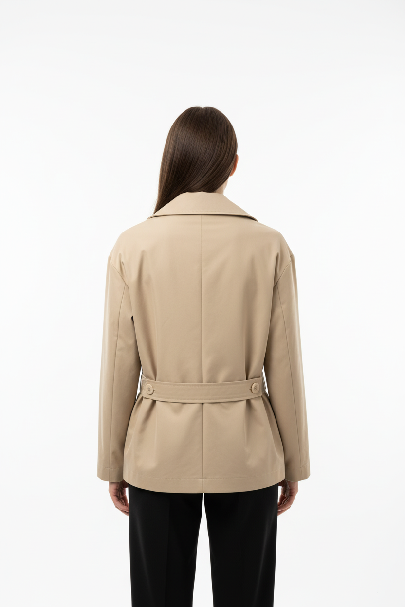 Giacca beige retro - dettagli