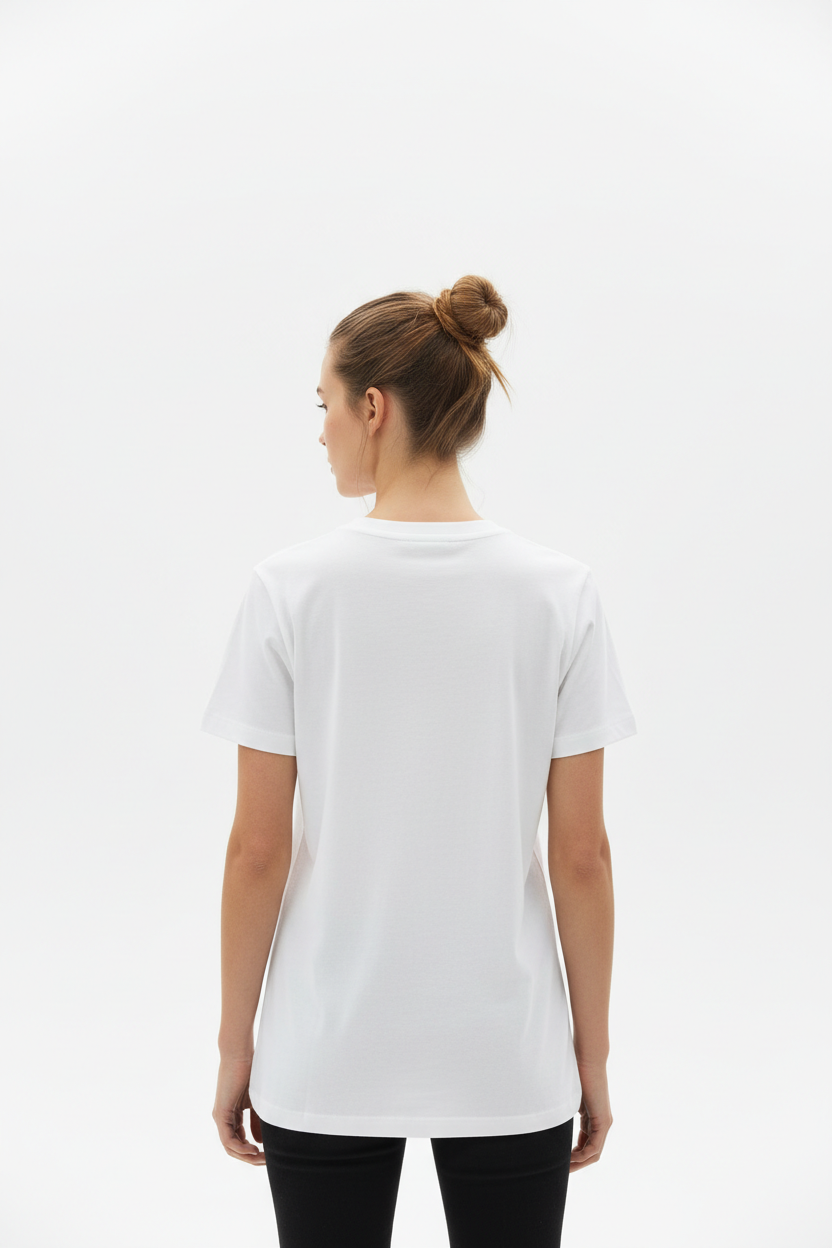 T-Shirt Donna vespa Vintage Giallo con Fiori