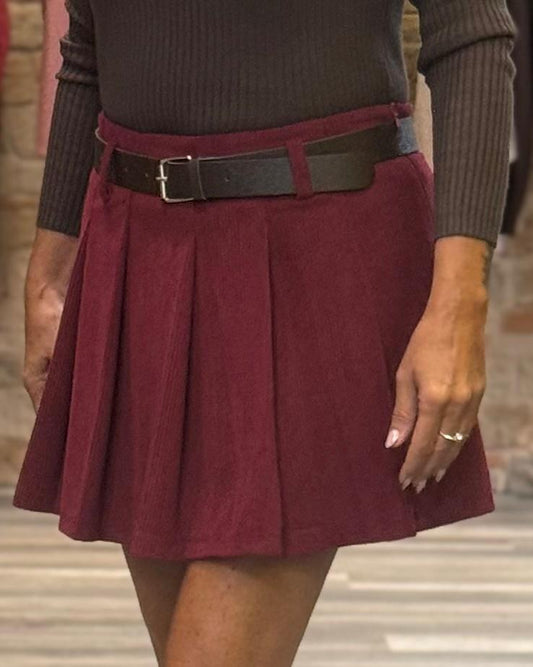 Minigonna con cintura Civico