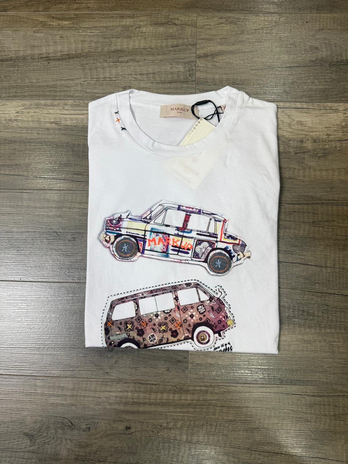 T-shirt Mark up con stampa