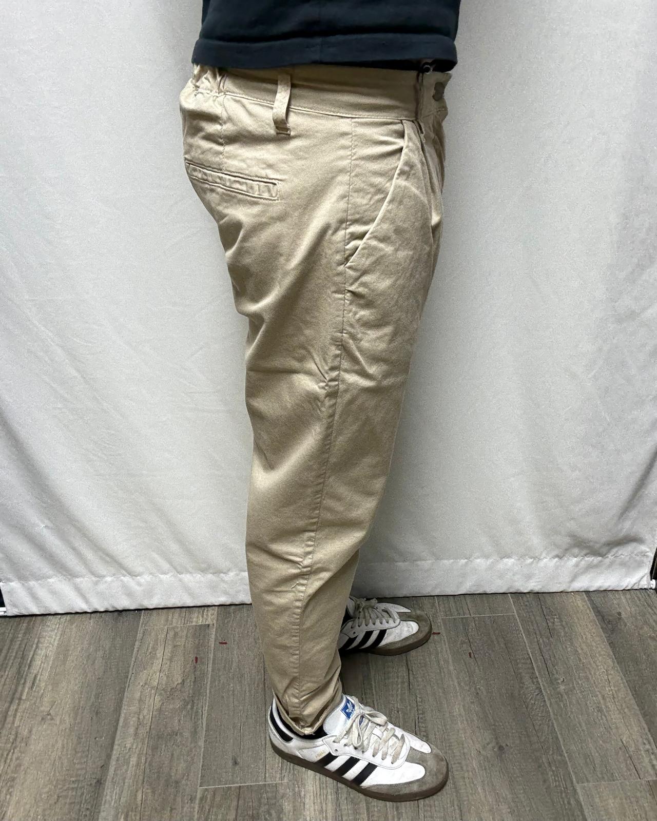 Pantalone Over-d beige