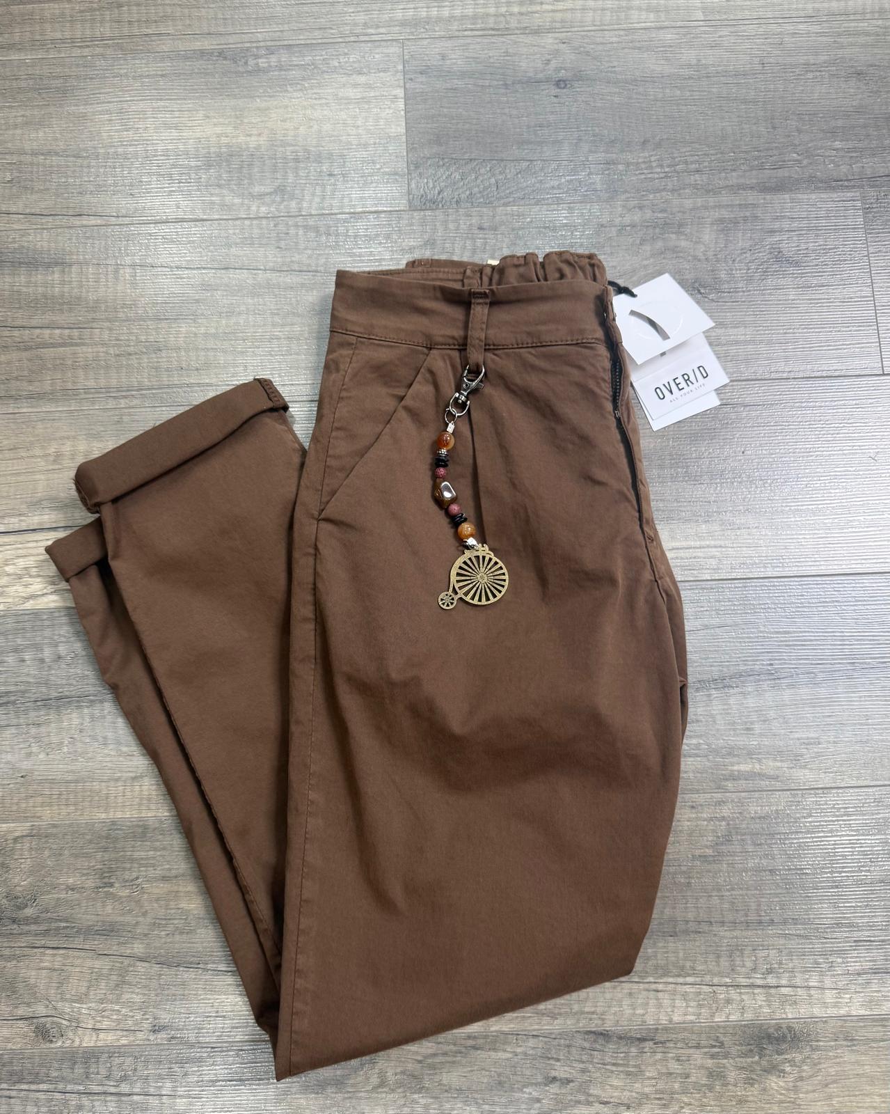 Pantalone Over-d beige