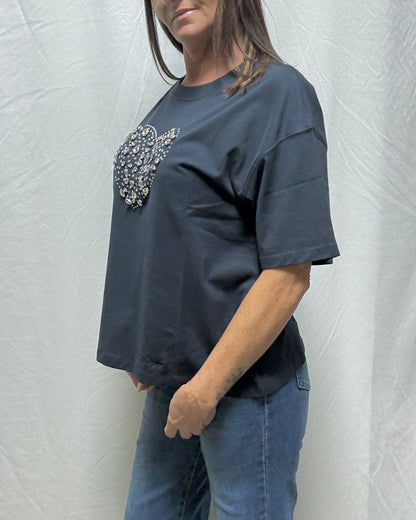 T-shirt Markup con applicazioni