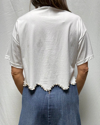 T-shirt con applicazioni