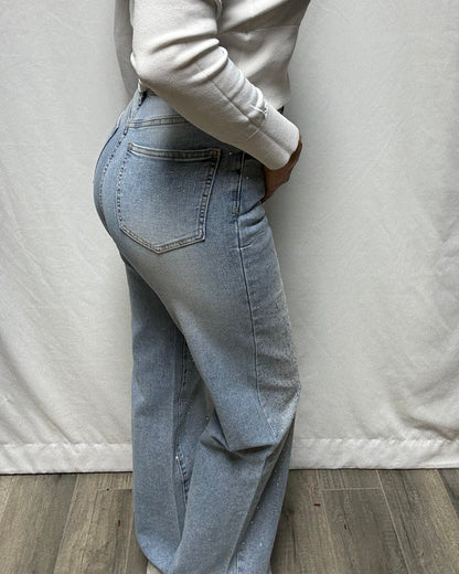 Jeans con strass Susy mix