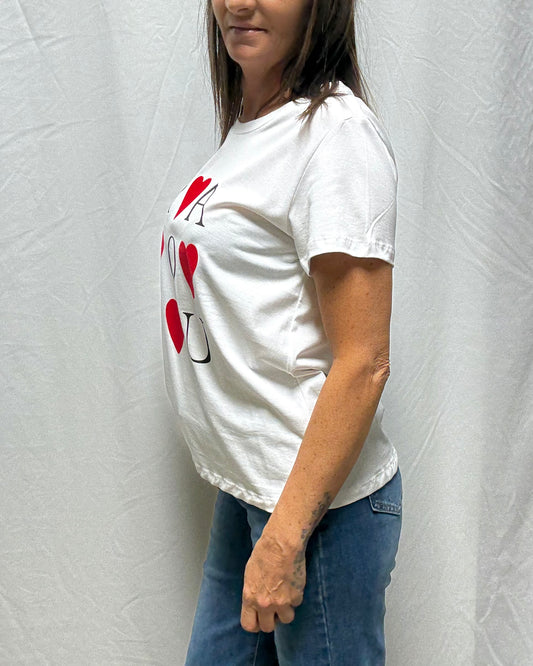 T-shirt Susy mix con stampa