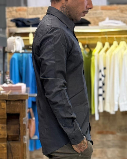 Camicia Gianni Lupo antracite