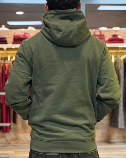 Felpa Weekend Offender Verde con  cappuccio