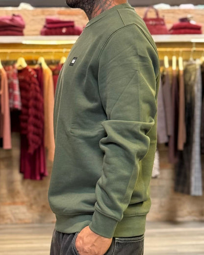 Felpa Weekend Offender Verde paricollo