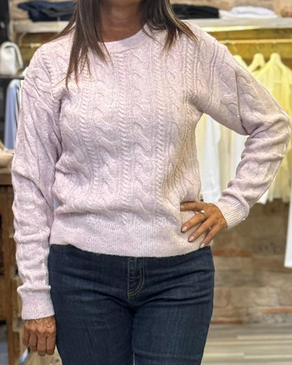 Maglia Markup in filo paille rosa