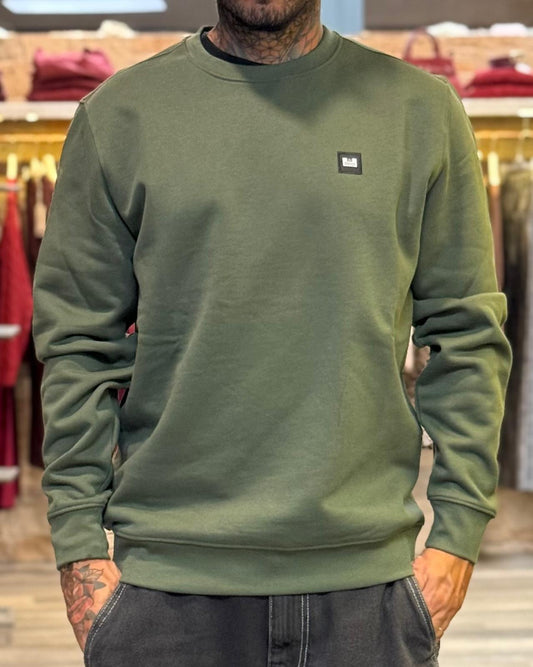 Felpa Weekend Offender Verde paricollo