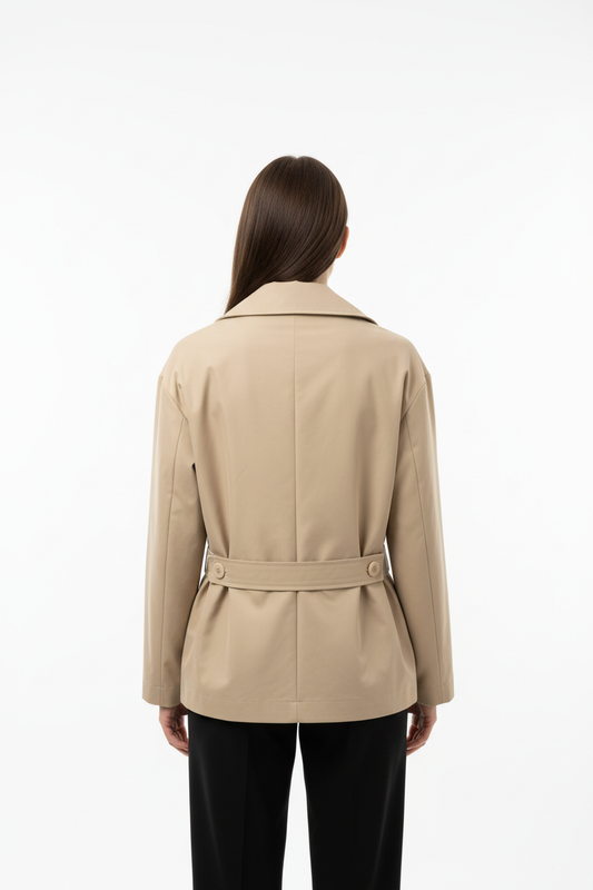 Giacca beige retro - dettagli