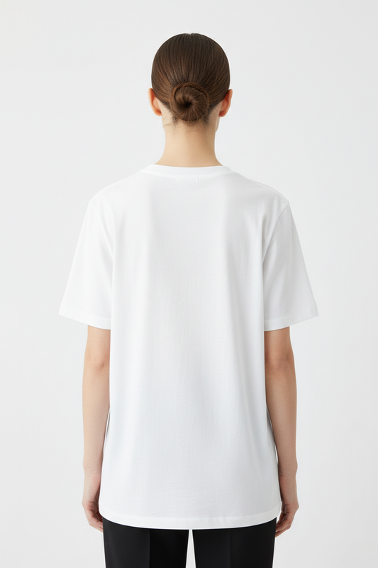 T-Shirt Donna vespa Vintage Verde Oliva con Fiori