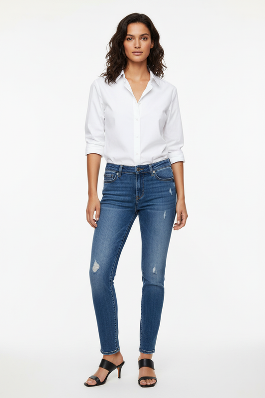 Jeans slim fit donna Gianni Lupo