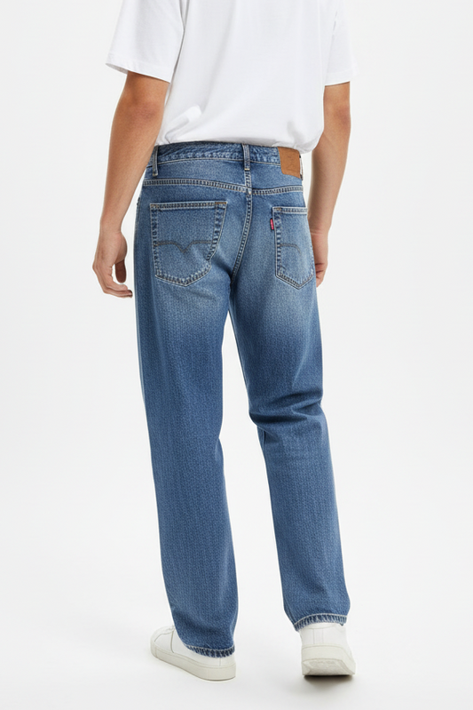 Jeans Gianni Lupo indossati vista posteriore modello