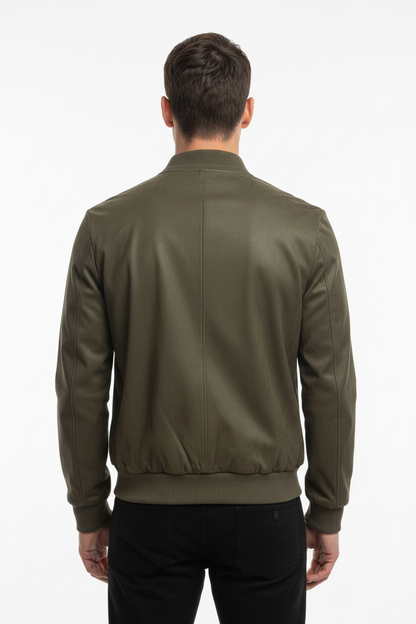 Giubbotto Bomber Ecopelle Military GIANNI LUPO Uomo