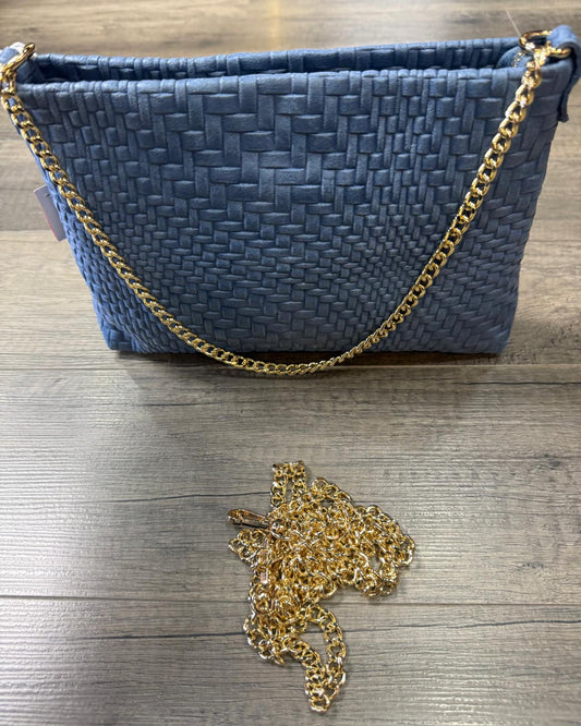 Borsa in rafia con tracolla