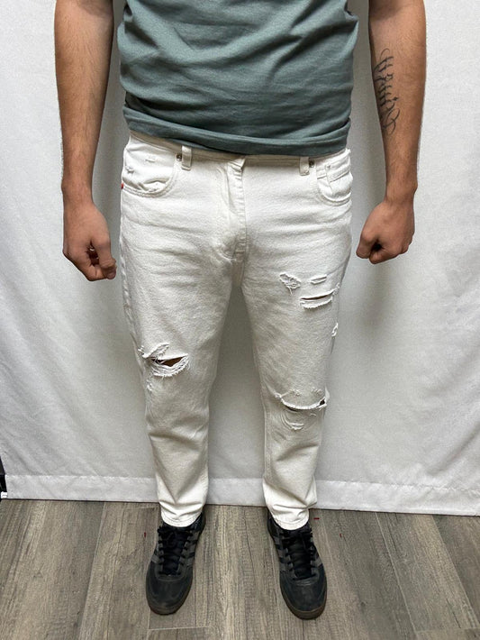 Jeans Gianni Lupo bianco