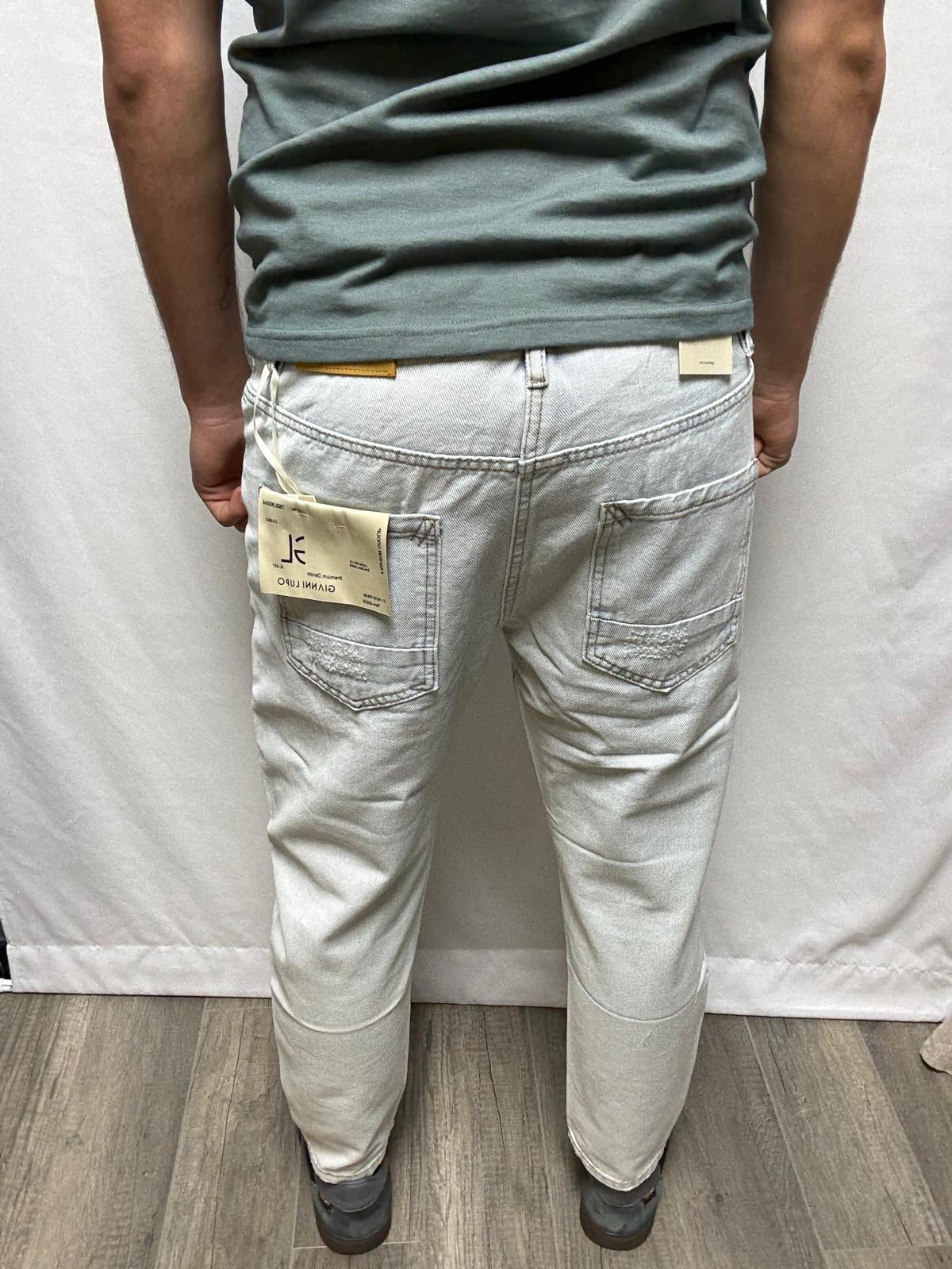 Jeans Gianni Lupo bianco