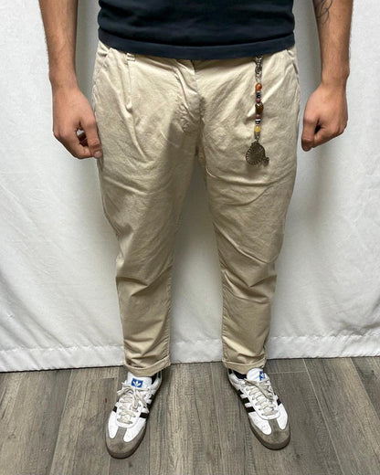 Pantalone Over-d beige